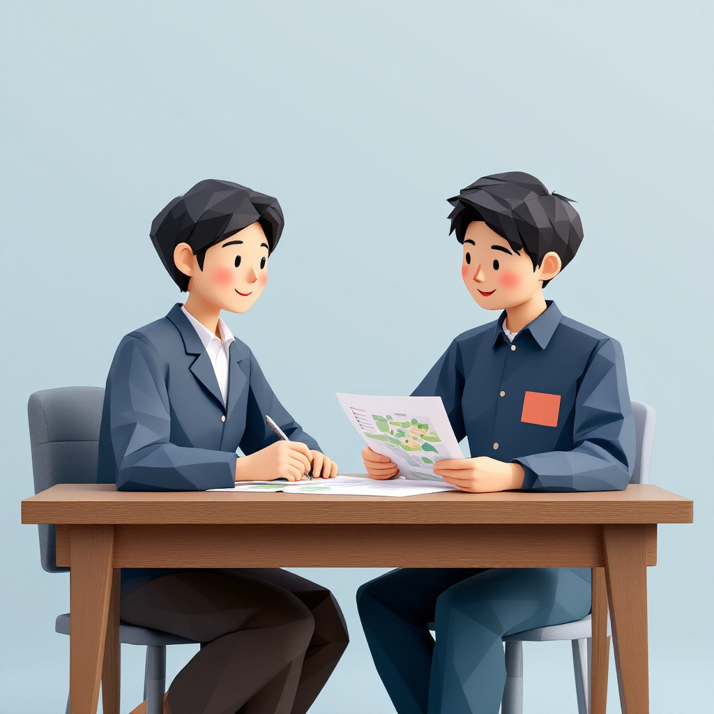 新規就農コーディネーターのキャラクターイラスト